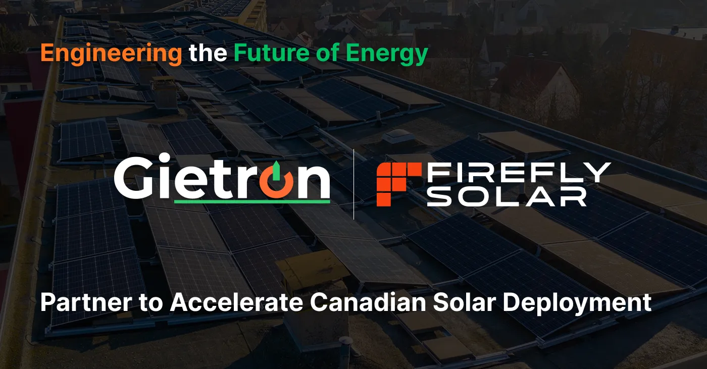 Gietron and Firefly Solar Partner to Accelerate Canadian Solar Deployment